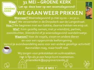 Lees meer over het artikel Vuilprik actie 31 mei