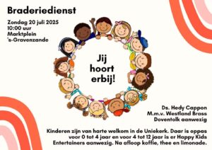 Lees meer over het artikel Zondag 20 juli | Braderiedienst
